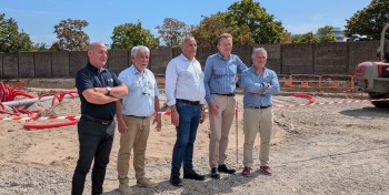 Vendée Energie et En44 posent la première pierre de la future station BioGNV de Tougas